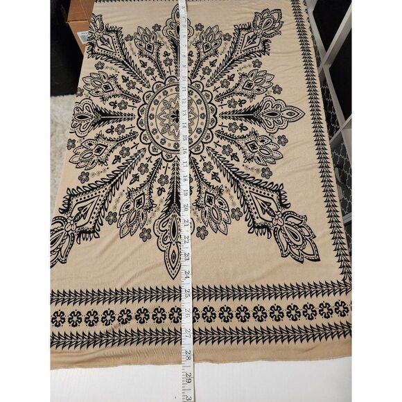 Apostrophe Small Handkerchief blouse in Tan/Black - Picture 5 of 7